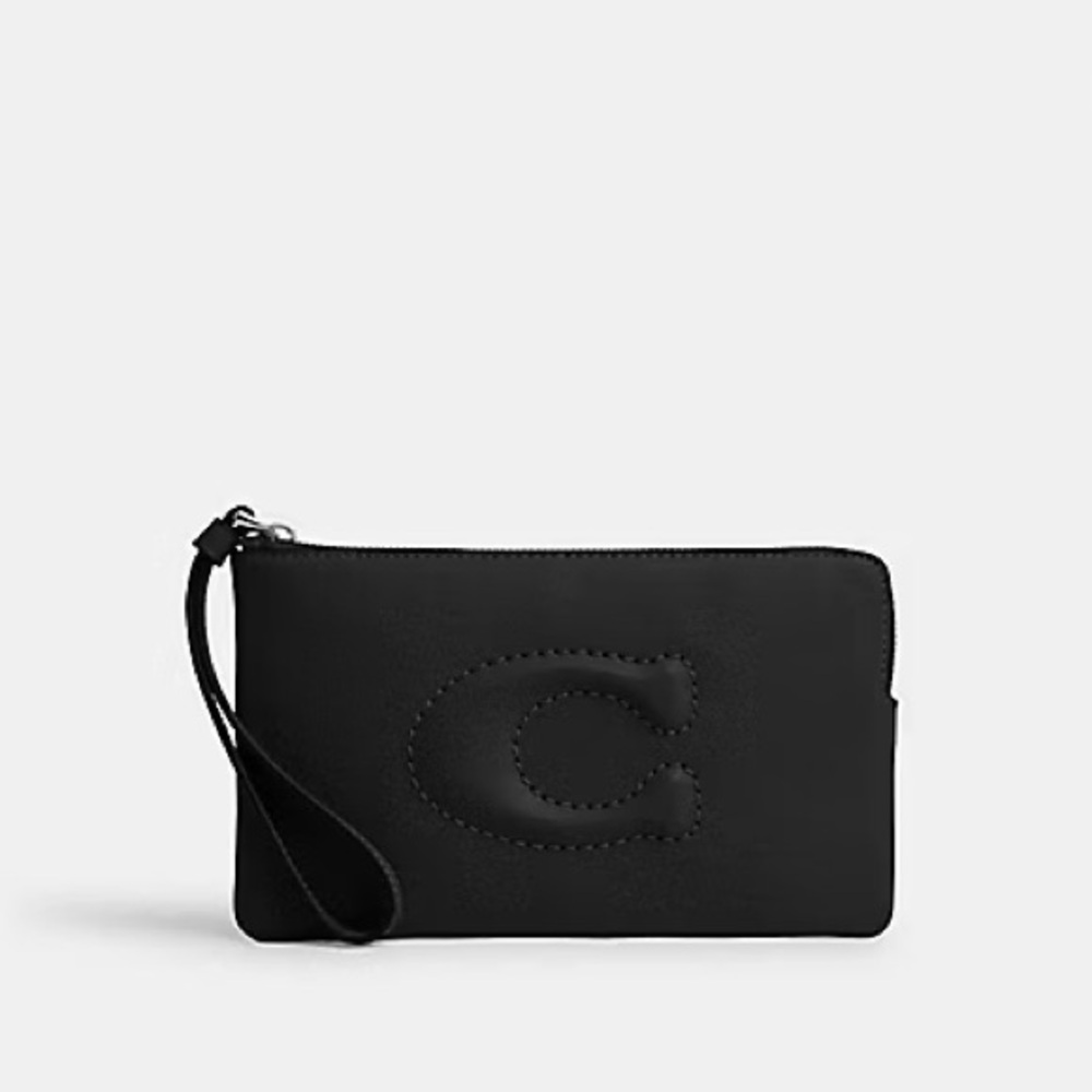 Coach LARGE CORNER ZIP WRISTLET